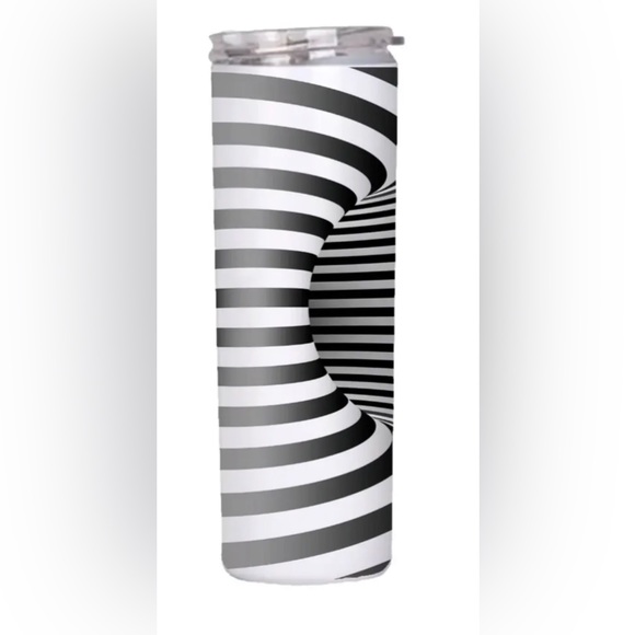 3D visual perception pattern tumbler Semi handmade special gift - Picture 1 of 2